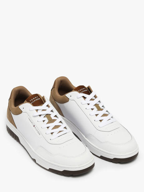 Sneakers In Leather Tommy hilfiger Brown men 5714AEI other view 1