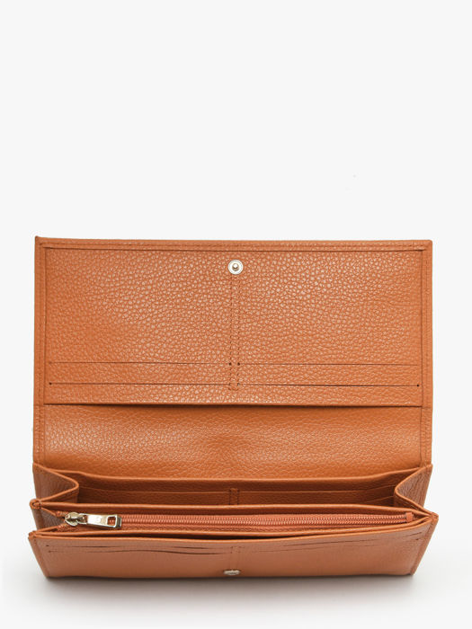 Longchamp Le foulonné Portefeuilles Orange