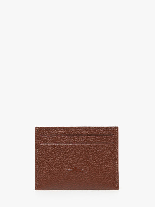 Longchamp Le foulonné Porte billets/cartes Marron