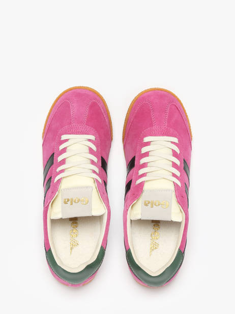 Sneakers Elan En Cuir Gola Rose women CLB538 vue secondaire 3