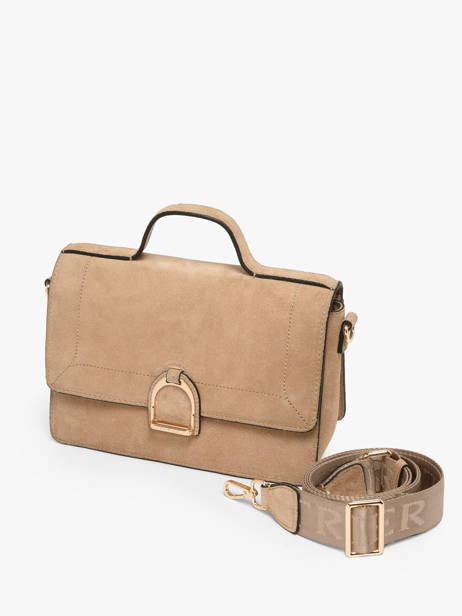 Crossbody Bag M Altesse Suede Etrier Beige altesse suede EASU048M other view 2