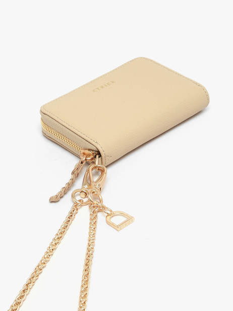 Wallet Torsade Leather Etrier Beige torsade ETOS096M other view 2