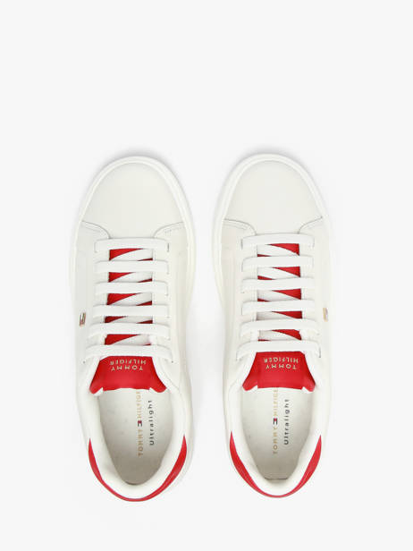 Sneakers En Cuir Tommy hilfiger Blanc women 89480GI vue secondaire 3