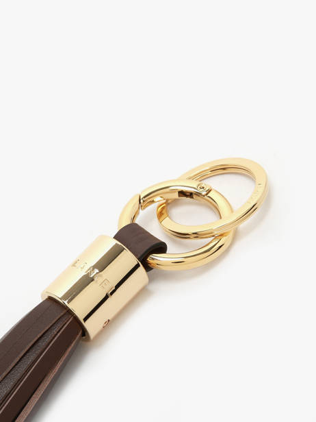 Porte-clefs Premier Flirt Cuir Lancel Marron charms A12922 vue secondaire 1