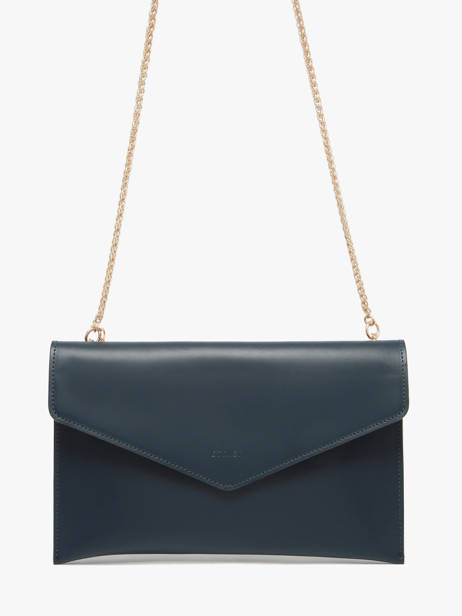 Large Leather Paddock Clutch Bag Etrier Blue paddock EPAD075L other view 3