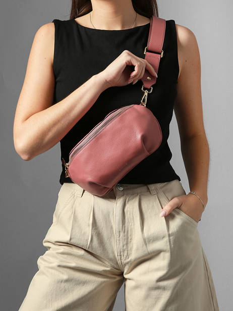 Sac Banane M Tradition Cuir Etrier Rose tradition ETRA022M vue secondaire 1