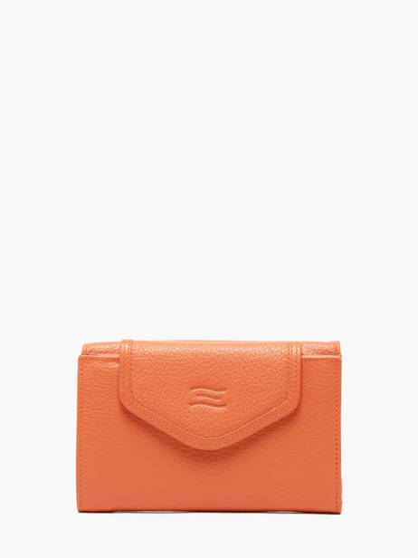 Portefeuille Caviar Cuir Crinkles Orange caviar 15020