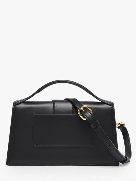 Preloved Leather Grand Bambino Crossbody Bag Jacquemus Black second life 1566393 other view 6