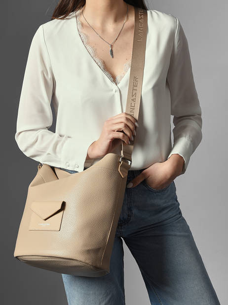 Sac Bandoulière Maya Double Kba Lancaster Beige maya double kba 107 vue secondaire 1