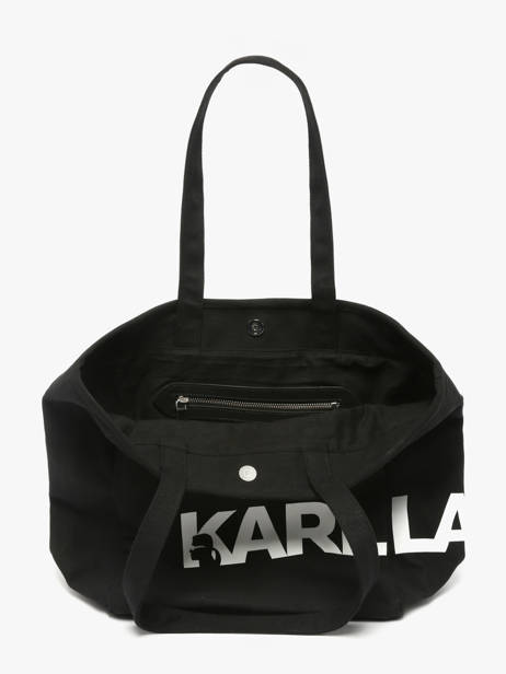 Shoulder Bag K Essential Cotton Karl lagerfeld Black k essential B1W50050 other view 3