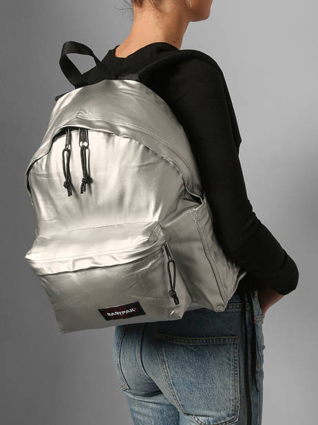 Day Pak'r Backpack 1 Compartment Eastpak Silver authentic EK0A5BG4 other view 1