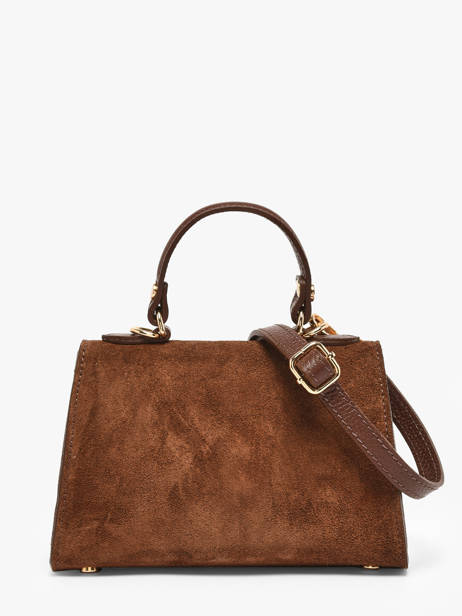 Sac Porté épaule Velvet Caviar Cuir Milano Marron velvet caviar VC25116 vue secondaire 4