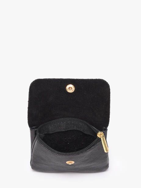Coin Purse Nine Leather Milano Black nine NI23092 other view 1