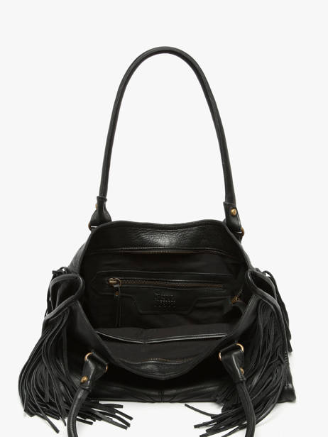 Shoulder Bag Dakota Leather Basilic pepper Black dakota BDAK31 other view 3