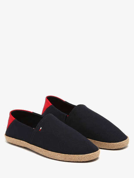 Espadrilles In Leather Tommy hilfiger Blue men 5792DW5 other view 1