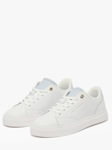 Sneakers En Cuir Tommy hilfiger Blanc women 91050GE vue secondaire 1