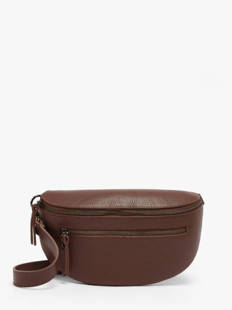Leather Caviar Belt Bag Milano Brown caviar CA23111
