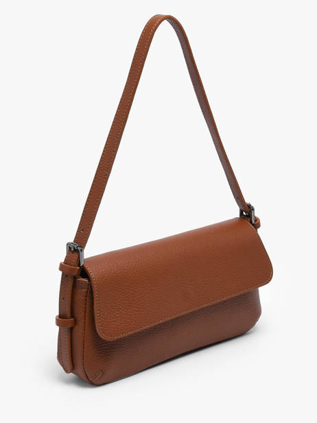 Sac Porté épaule Caviar Cuir Milano Marron caviar CA25111 vue secondaire 2