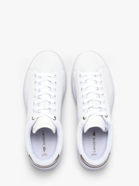 Sneakers In Leather Lacoste White women 1SFA0092 other view 3