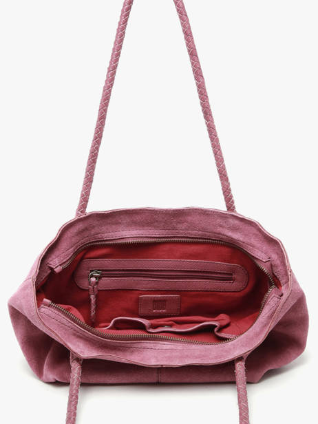 Shoulder Bag Leather Biba Pink leather SOR4L other view 3