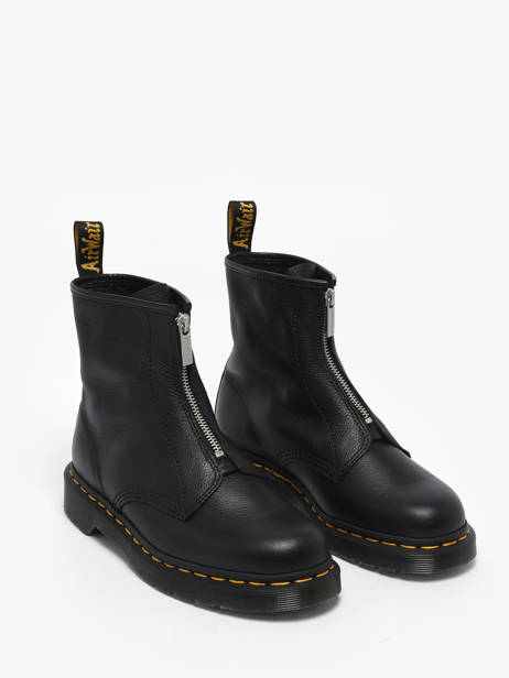 Boots 1460 En Cuir Dr martens Noir women 42352001 vue secondaire 1
