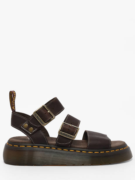Sandals Gryphon In Leather Dr martens Brown women 42004200