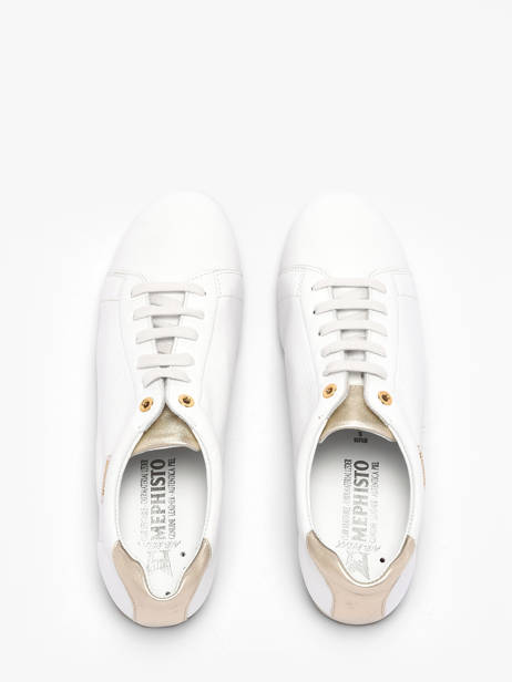 Sneakers In Leather Mephisto White women P5149766 other view 3