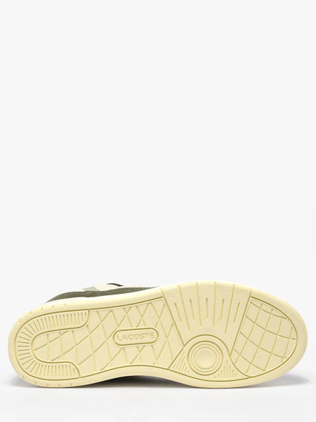 Sneakers In Leather Lacoste Green men 1SMA0100 other view 5