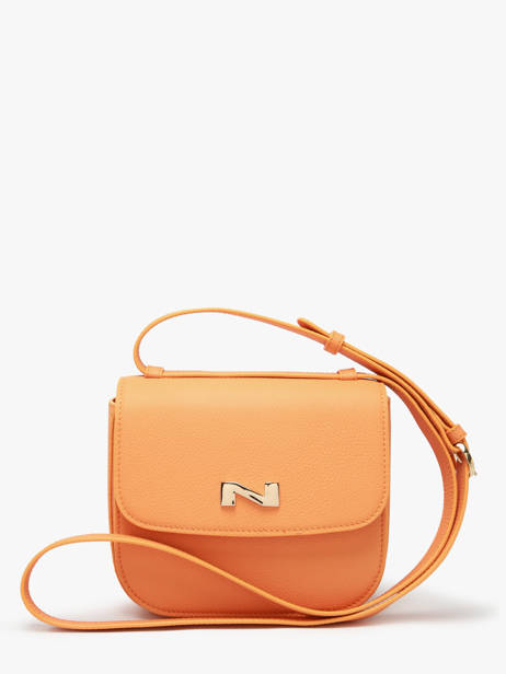 Sac Bandoulière Penelope Cuir Nathan baume Orange odyssey 1