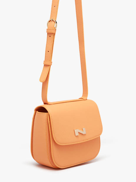 Sac Bandoulière Penelope Cuir Nathan baume Orange odyssey 1 vue secondaire 2