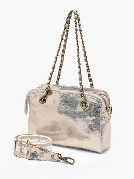 Shoulder Bag Vintage Leather Mila louise White vintage 3889RX other view 2