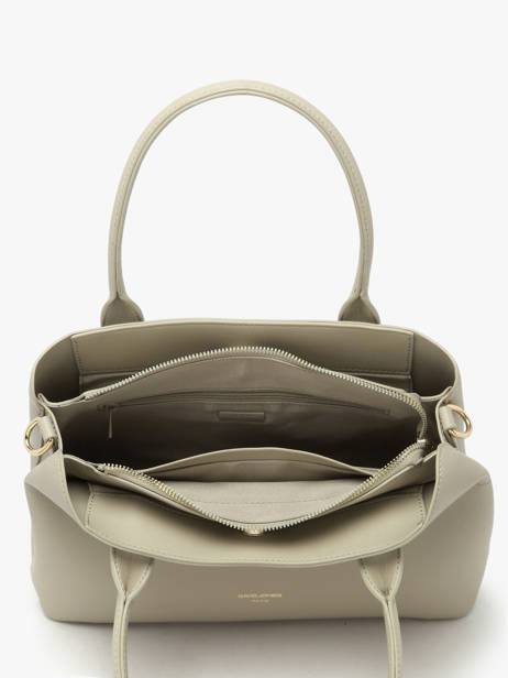 Satchel Saffiano David jones Beige saffiano CM8353 other view 3