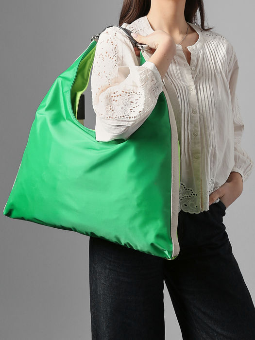 Longchamp Re-play nylon Besaces Vert