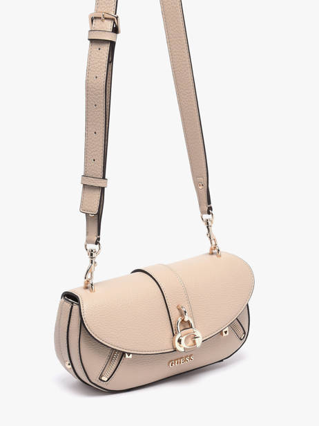 Sac Bandoulière Jessa Polyester Guess Beige jessa BG836220 vue secondaire 2