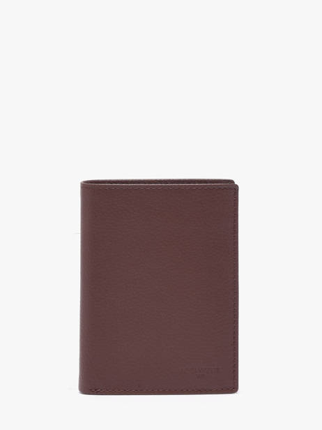 Wallet Leather Le tanneur Brown charles TCHA3311