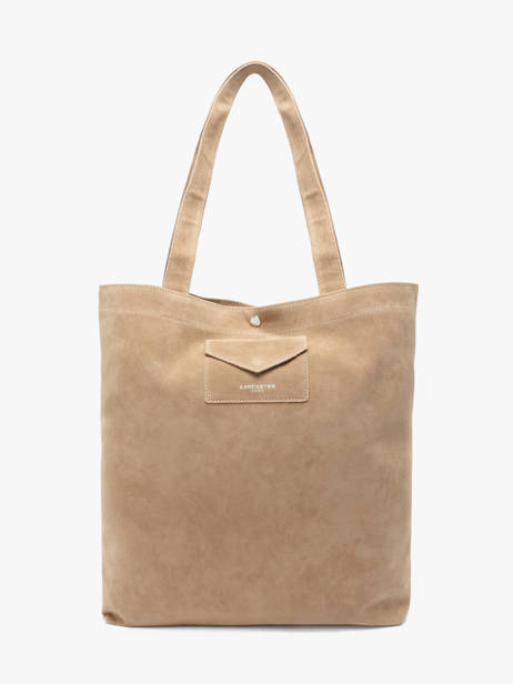 Sac Porté épaule Suedine Kba Polyester Lancaster Beige suedine kba 61