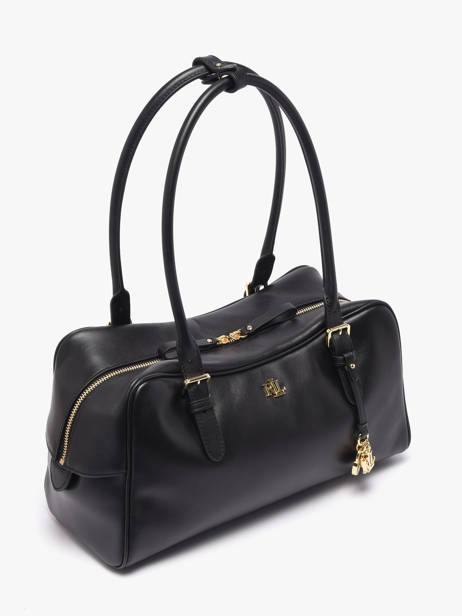 Sac Porté épaule Dryden Cuir Lauren ralph lauren Noir dryden 31P06068 vue secondaire 2