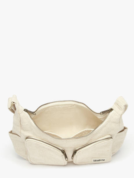 Shoulder Bag Jute Cotton Hindbag Beige jute JU other view 3