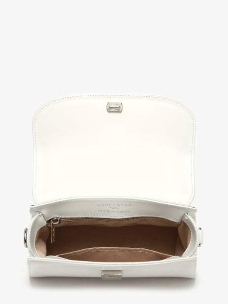 Small Leather Suave Crossbody Bag Lancaster White suave even 16 other view 3