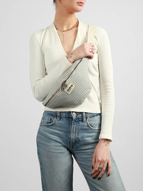 Sac Banane Olivia Rayures Hindbag Bleu rayures RA vue secondaire 1