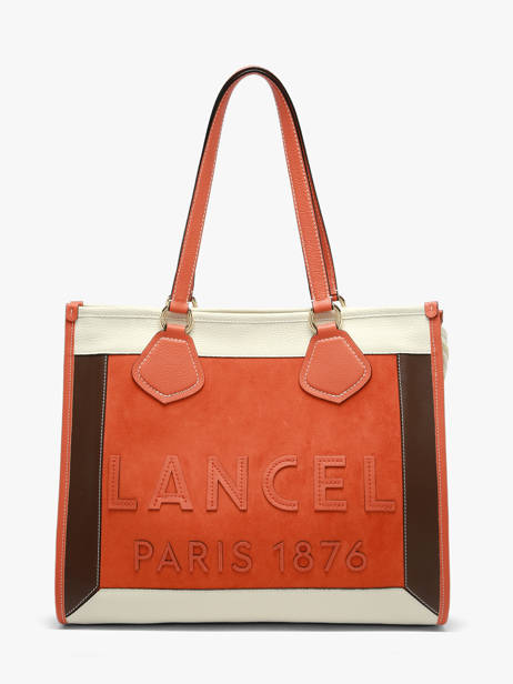 Shoulder Bag Cabas D'ete Leather Lancel Orange cabas d'ete A13369