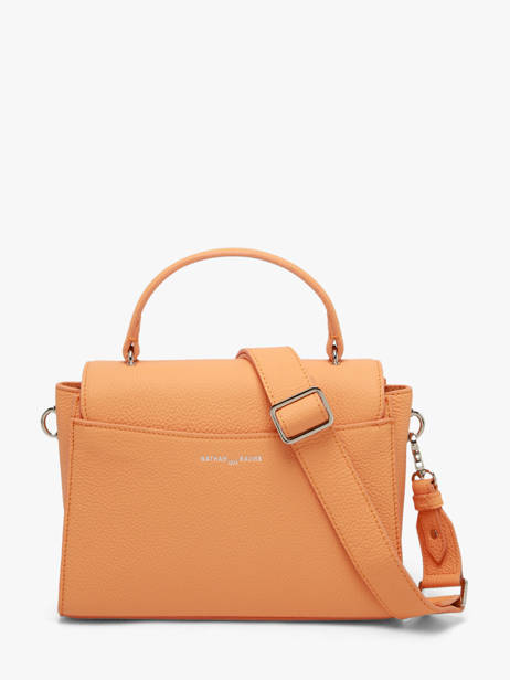 Sac Bandoulière Charlene Cuir Nathan baume Orange event 9 vue secondaire 5