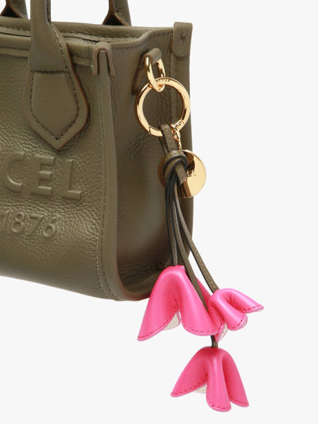 Bijou De Sac Tutti Fleuri Cuir Lancel Rose charms A14117 vue secondaire 1
