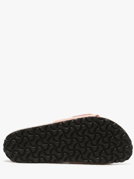 Slippers Madrid In Leather Birkenstock Pink women 1027056 other view 4