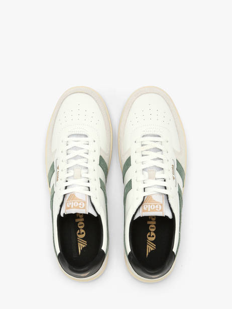 Sneakers In Leather Gola White men CMB336IN other view 4