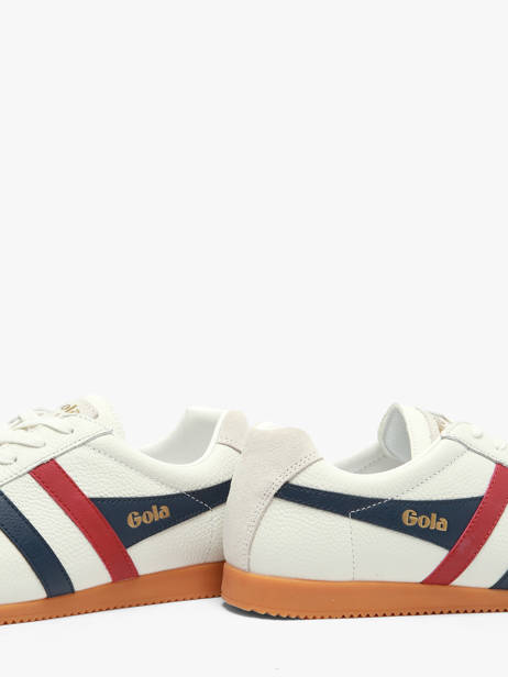 Sneakers In Leather Gola White men CMB426XE other view 3