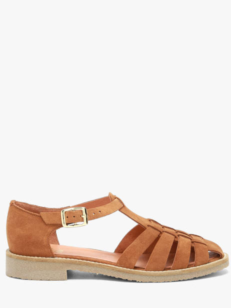 Sandals In Leather We do Brown women 45255A13