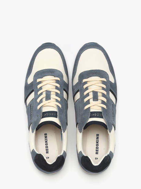 Sneakers En Cuir Redskins Bleu men AFFAIRI3 vue secondaire 3