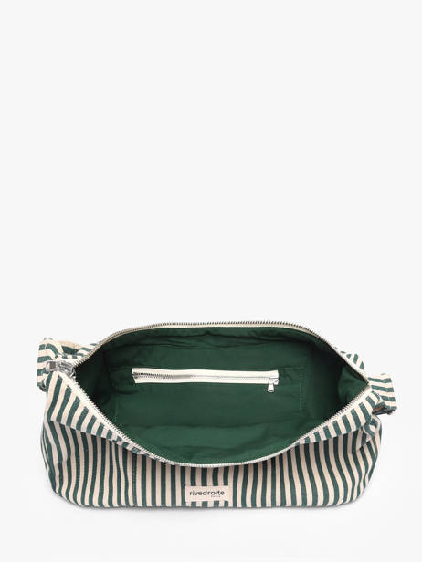 Shoulder Bag Spring Striped Cotton Rivedroite Green spring striped MCHASTRI other view 2