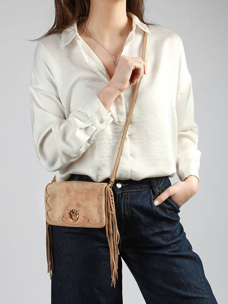 Shoulder Bag Love Bag Soft Leather Pinko Beige love bag soft 6023A39A other view 1